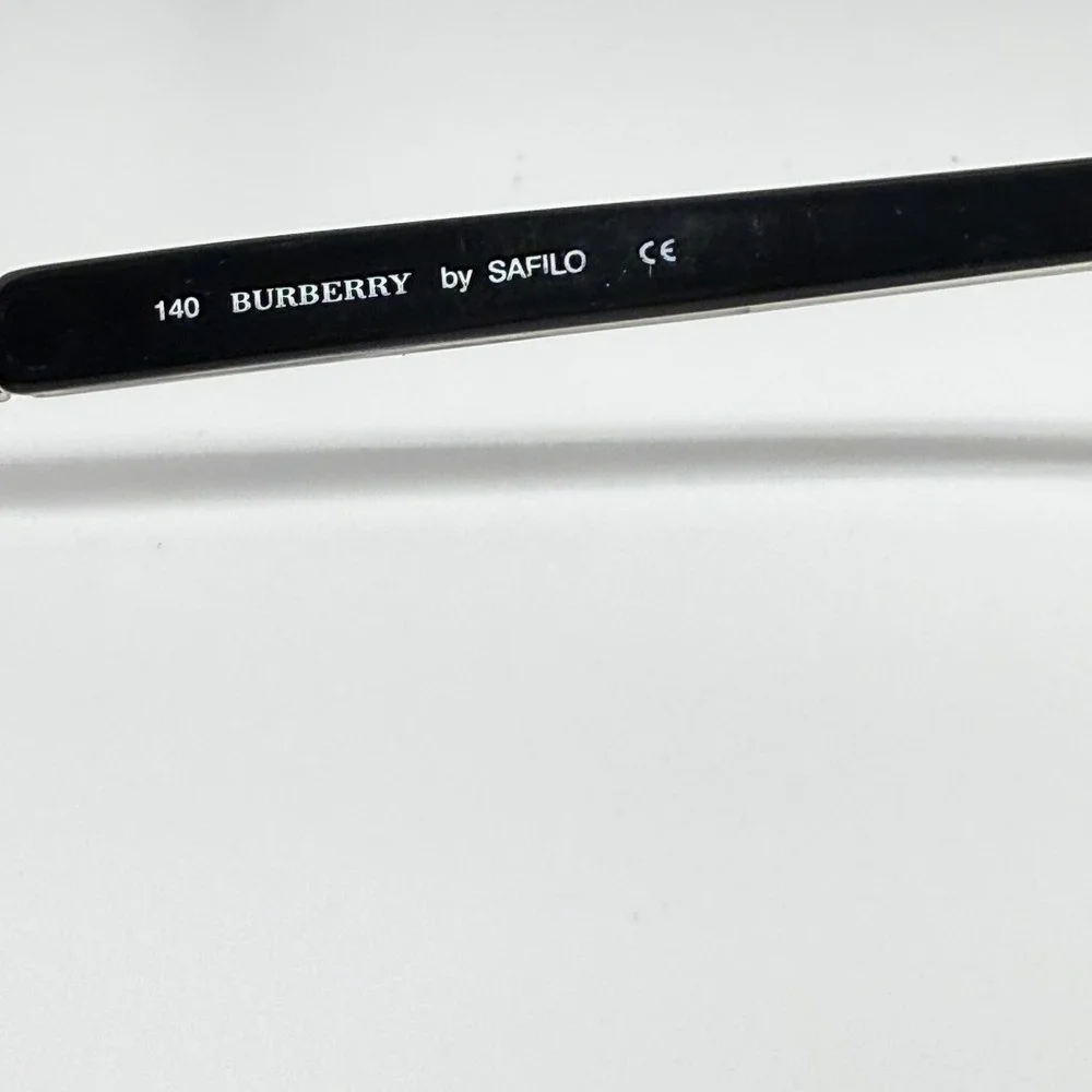 Burberry B8426 YV7 Black Clear Rectangular Eyeglass Frames 140mm